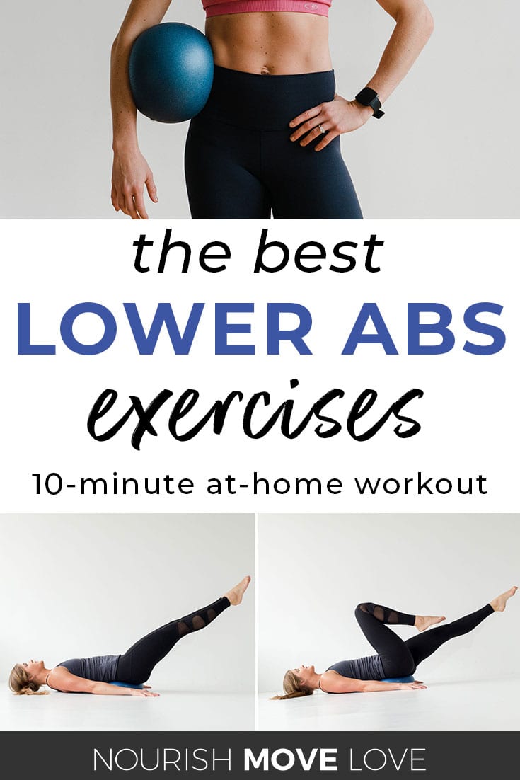 barre abs | barre exercises to tone lower abs - Nourish, Move, Love