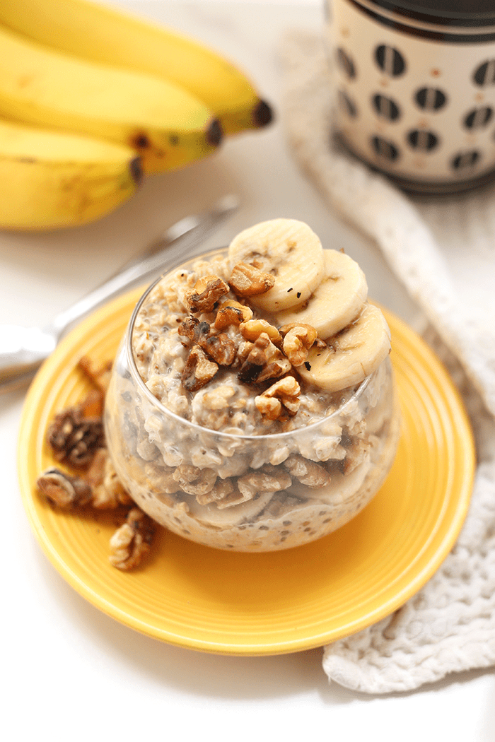 Banana Nut Overnight Oats Thm Nourish Move Love