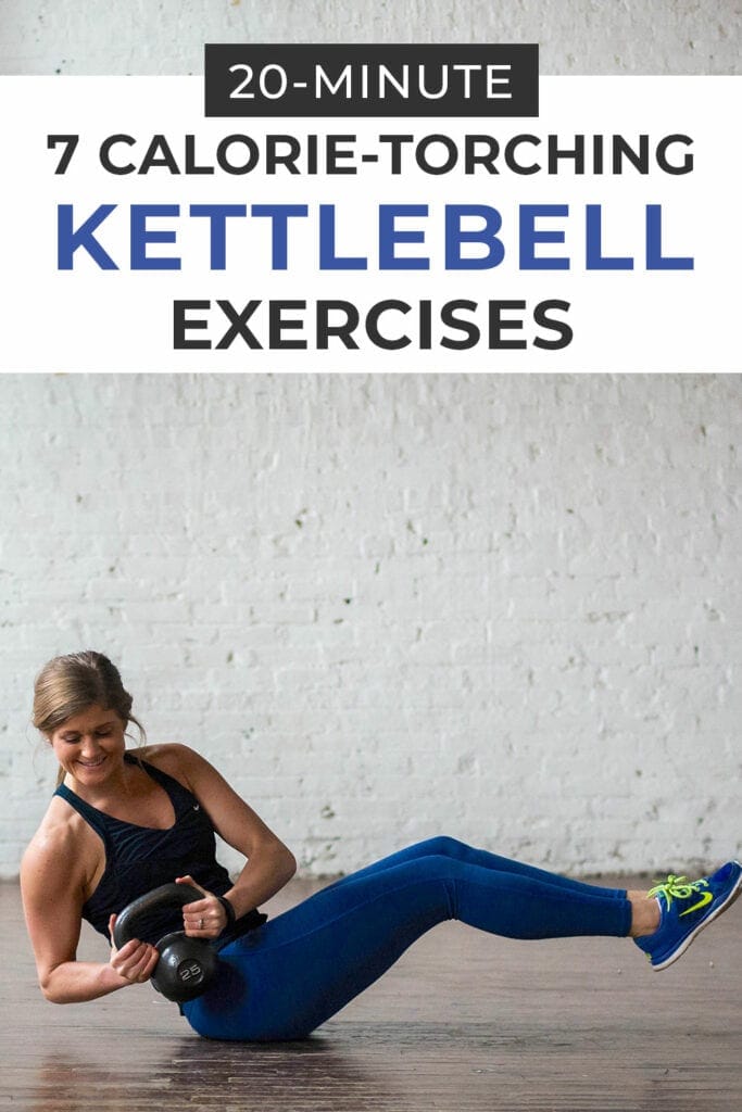 7 Calorie-Torching Kettlebell Moves {HIIT workout} | Nourish Move Love