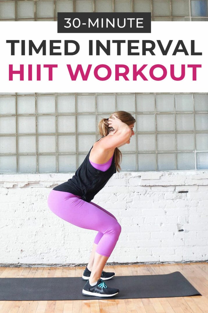 30 minute at-home HIIT workout with vital proteins | nourish move love