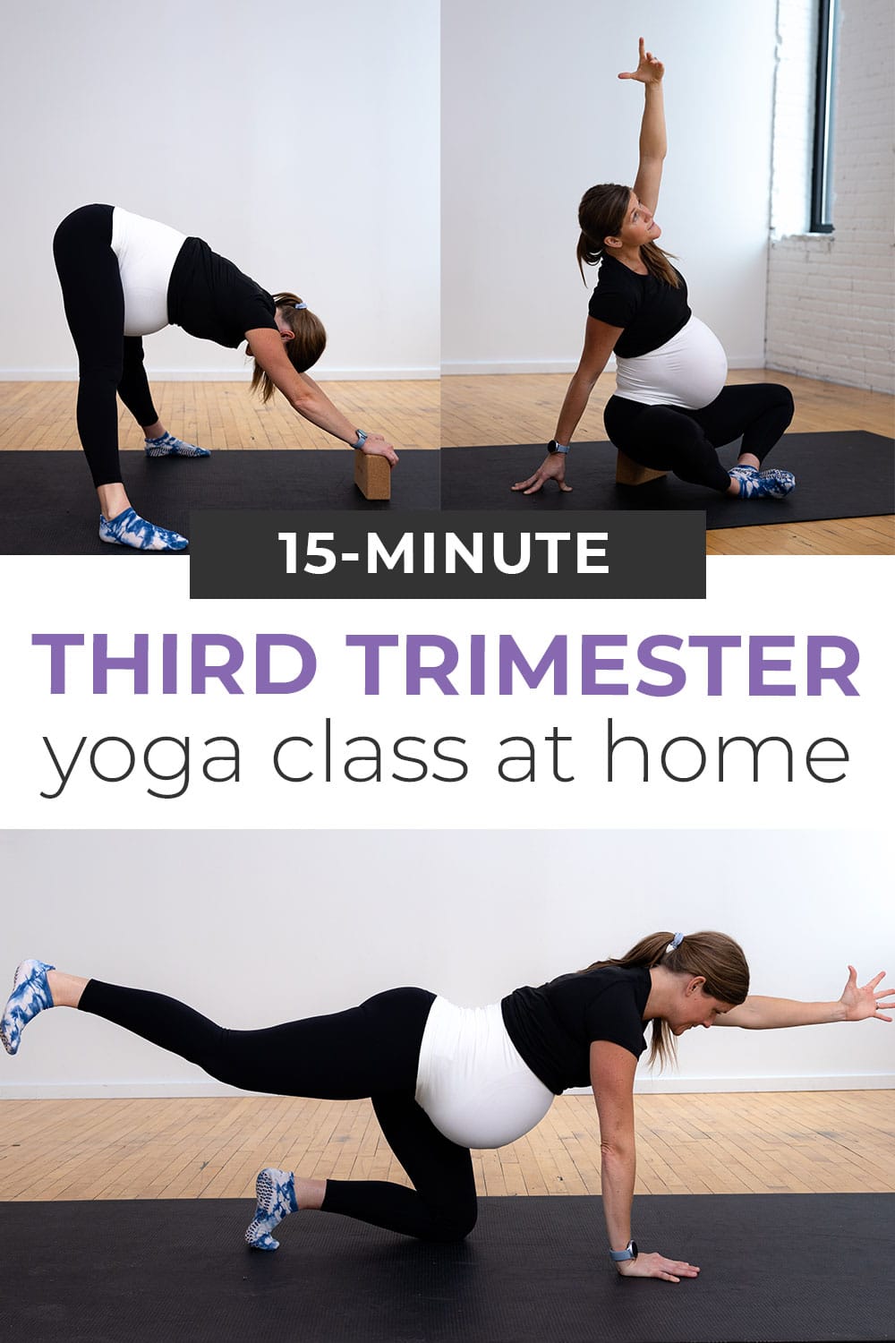 15-Minute Prenatal Yoga Flow (All Trimesters) | Nourish Move Love