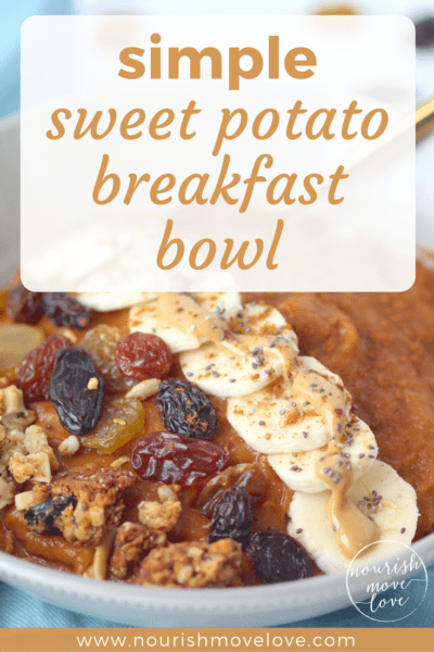 Simple Sweet Potato Breakfast Bowl {Whole30 + Paleo} | Nourish Move Love