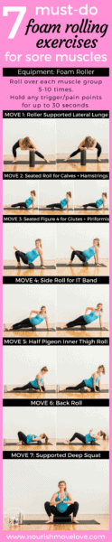 7 Must-Do Foam Rolling Exercises for Sore Muscles | Nourish Move Love