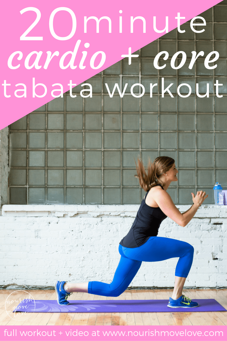 Minute Bodyweight Tabata Workout Nourish Move Love