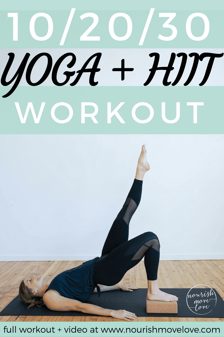 Yoga Hiit Workout With Athleta Nourish Move Love