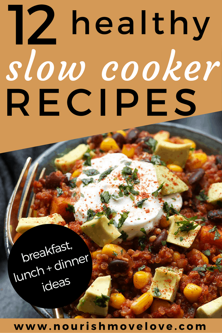 12 Slow Cooker Meal Prep Recipes for Fall + Winter | Nourish Move Love