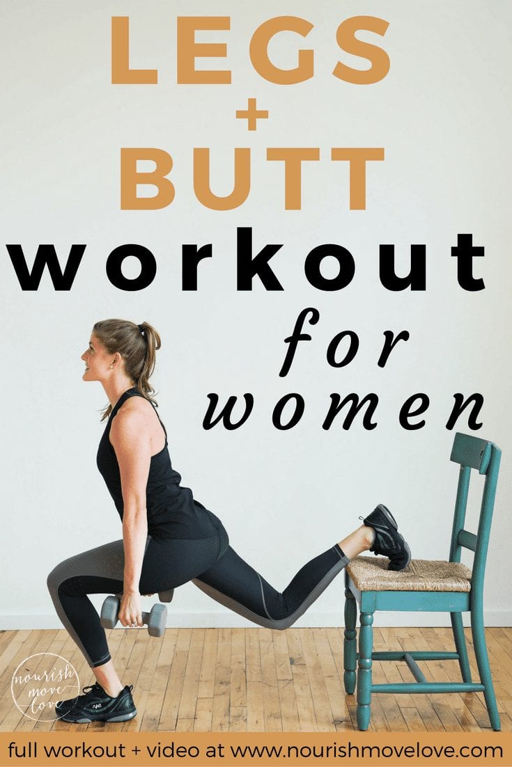 40-Minute Glute Workout for Women (Video) | Nourish Move Love