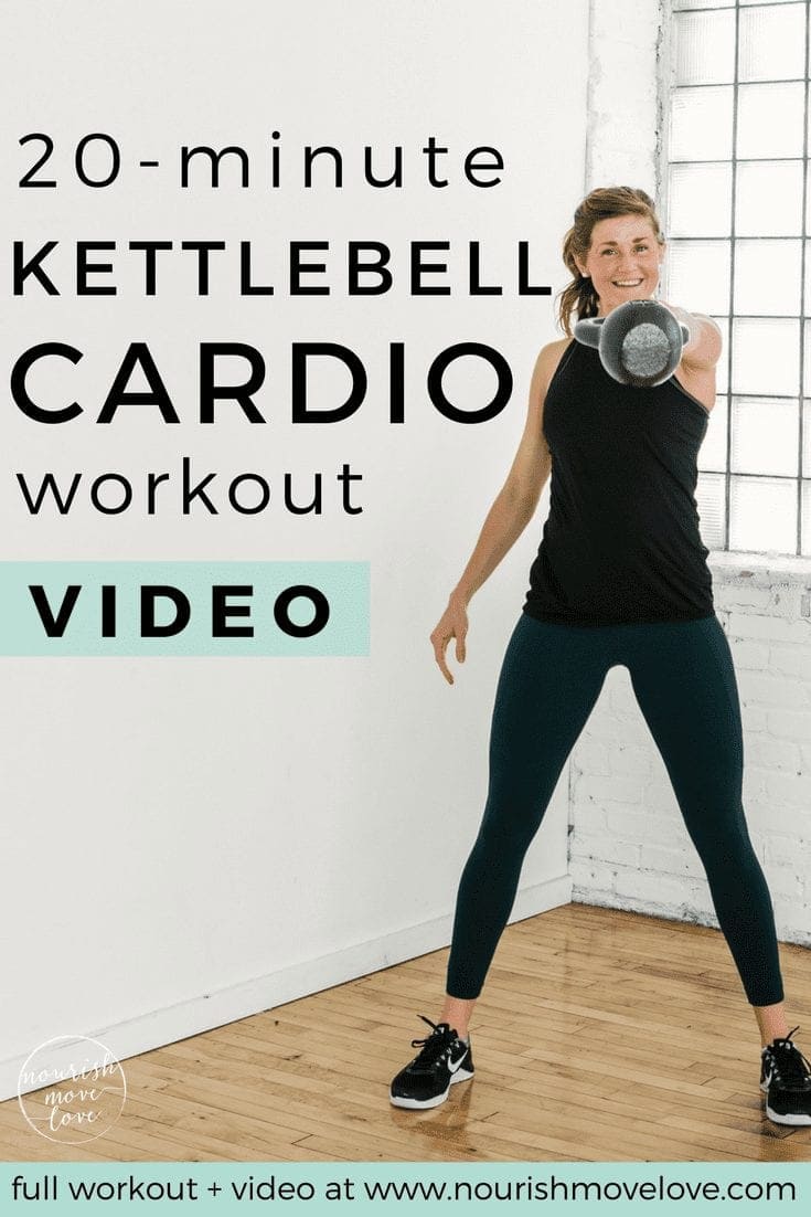 20-Minute Kettlebell Cardio AMRAP Workout | www ...