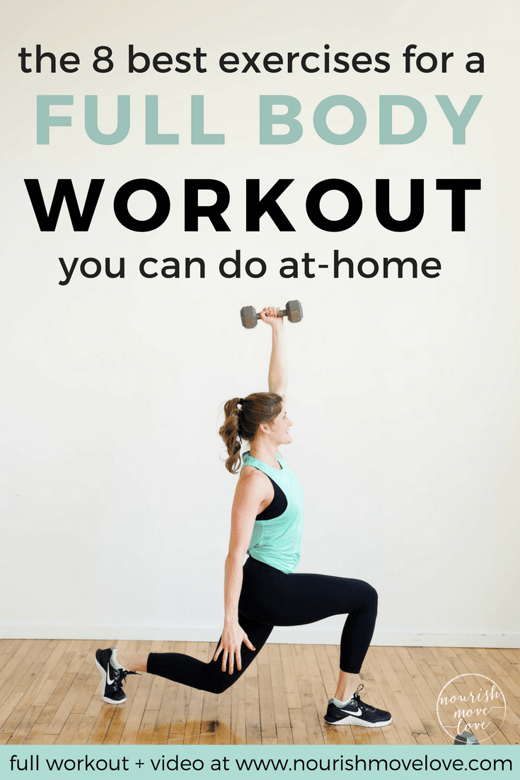 The Best Strength + HIIT Home Workout for Women | Nourish Move Love