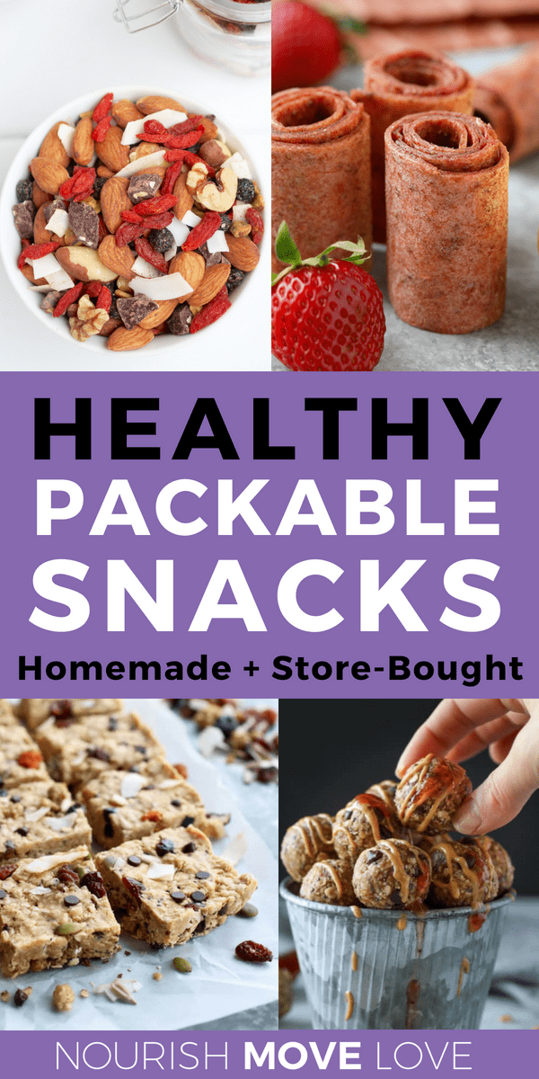 15 Healthy Packable Snacks {Homemade + Store-Bought} | Nourish Move Love