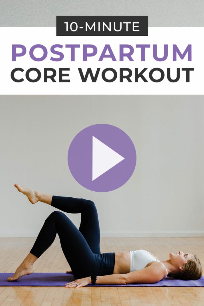 8 Diastasis Recti Exercises (Video) | Nourish Move Love