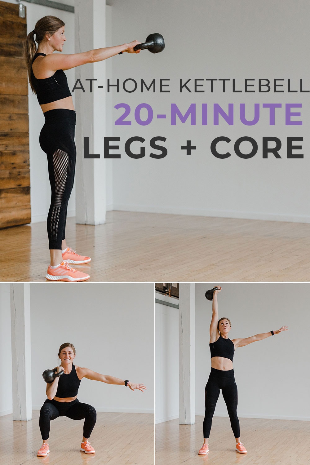 30 Minute Kettlebell Leg Workout Video Nourish Move Love 3398