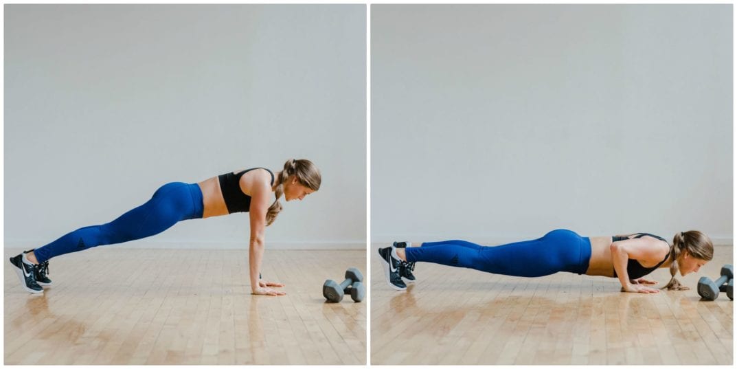 Push Up Collage Upper Body Exercises For Women Nourish Move Love 8947