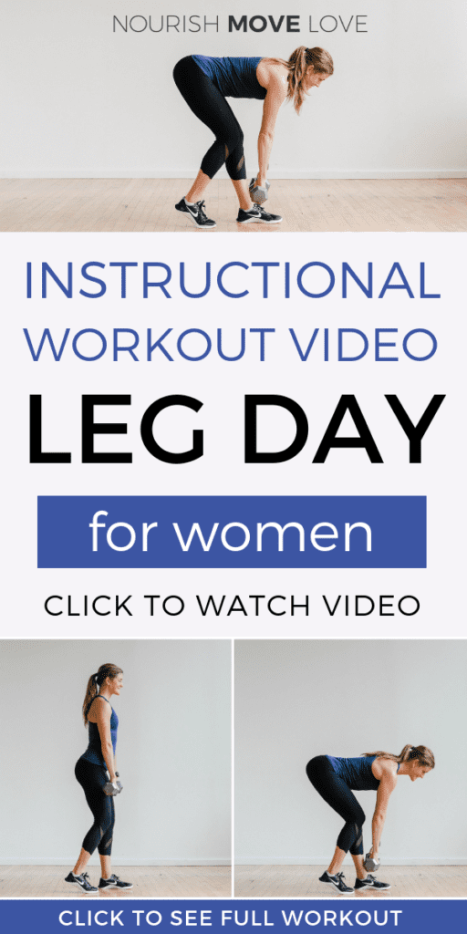 Minute Leg Workout Video At Home Nourish Move Love