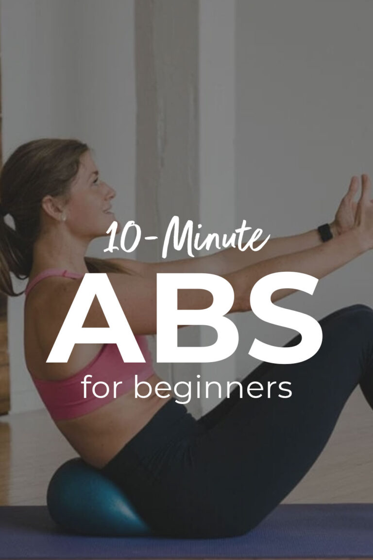 Minute Beginner Ab Workout Video Nourish Move Love