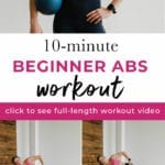 10-Minute Beginner Abs Workout | at home abs