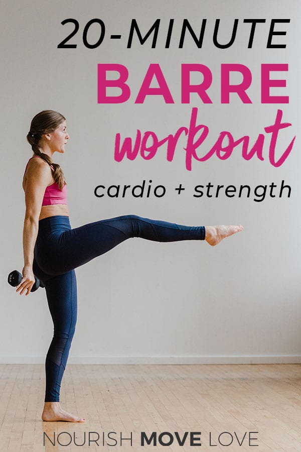 15 Minute Barre Workout Video Nourish Move Love 3487