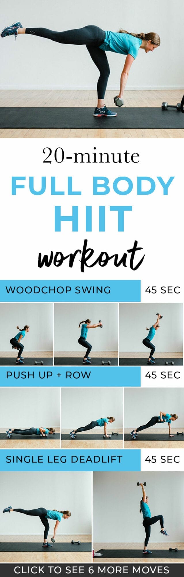 Full Body Hiit Workout For Women Video Nourish Move Love 