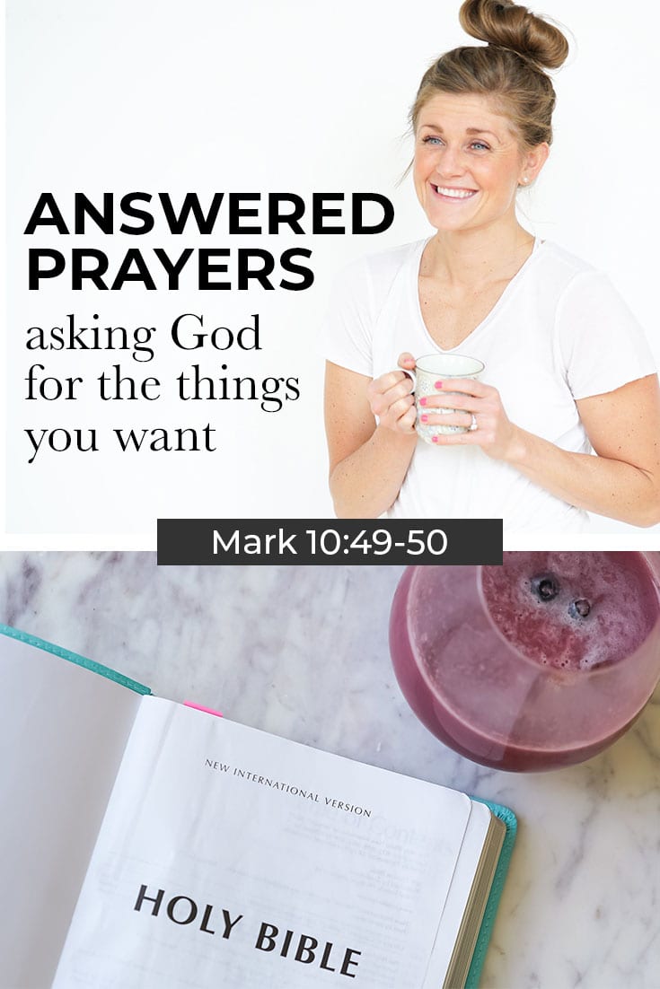 How to Pray God-Sized Prayers: Mark 10:49-50 | Nourish Move Love