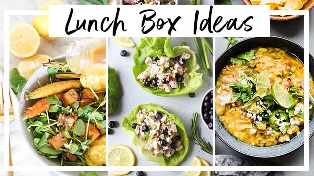Healthy Lunch Ideas (adult & kid options) - Celebrating Sweets