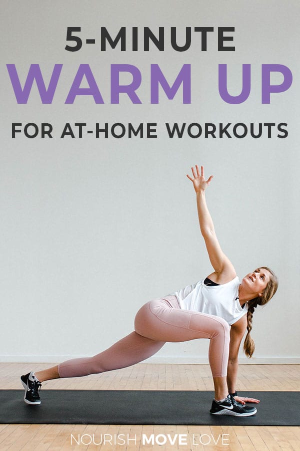 5 Minute At Home Workout Warmup Nourish Move Love