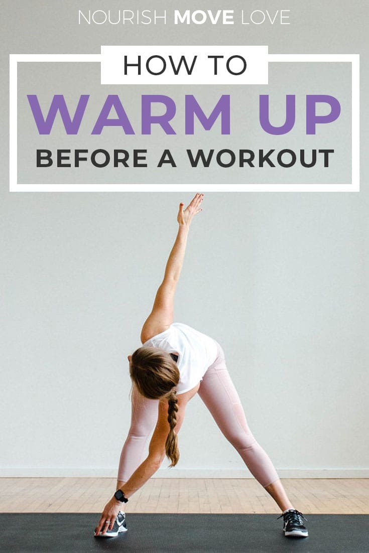 5 minute warm up | warm up exercises - Nourish, Move, Love