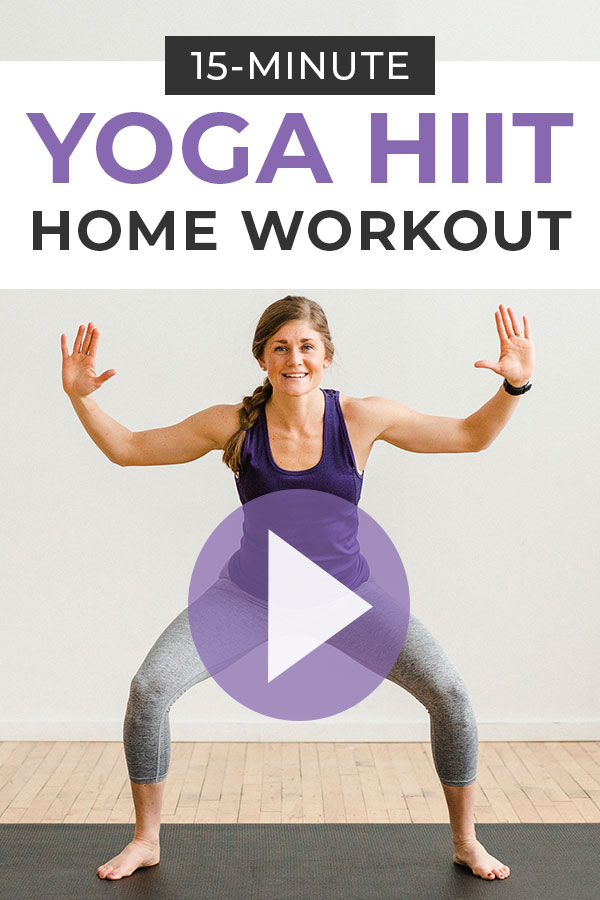 15-Minute Power Yoga At Home (Video) | Nourish Move Love