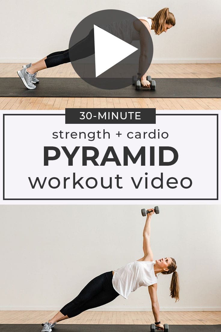 Strength and Cardio Workout at Home | 30 minute workout - Nourish, Move