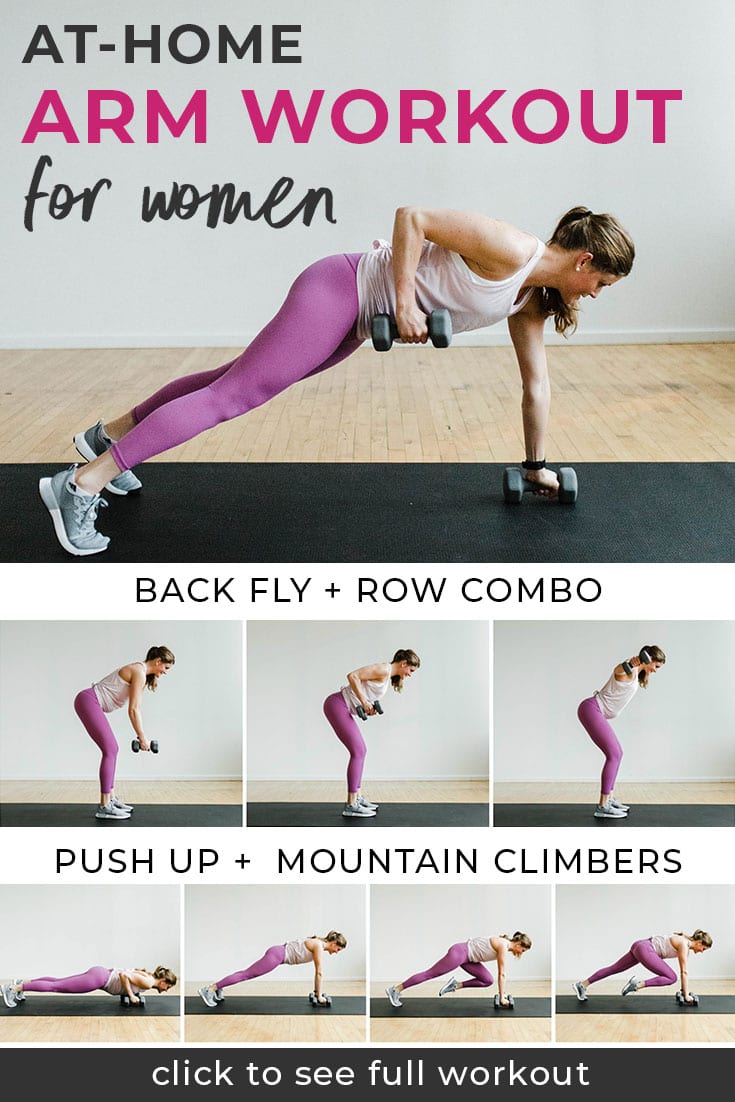 Minute Arm Workout With Weights Video Nourish Move Love