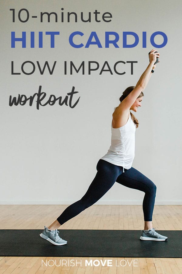 10 Minute Low Impact Hiit Workout Video Nourish Move Love