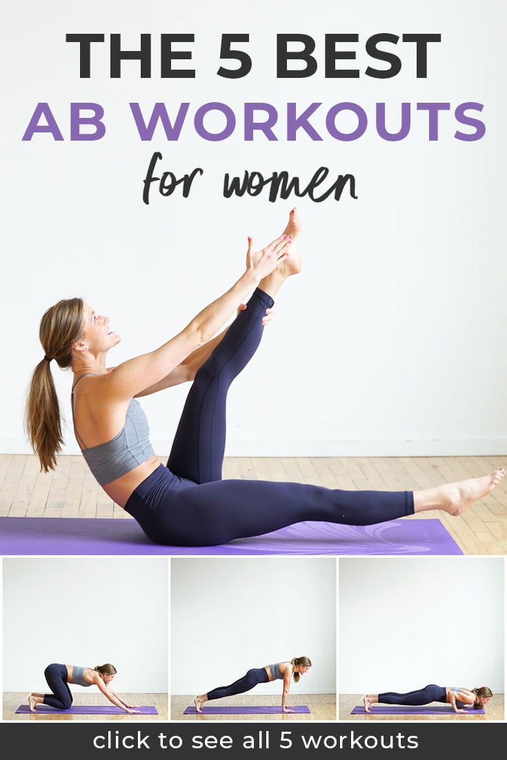 5 Best Ab Workouts for Women (Videos) | Nourish Move Love