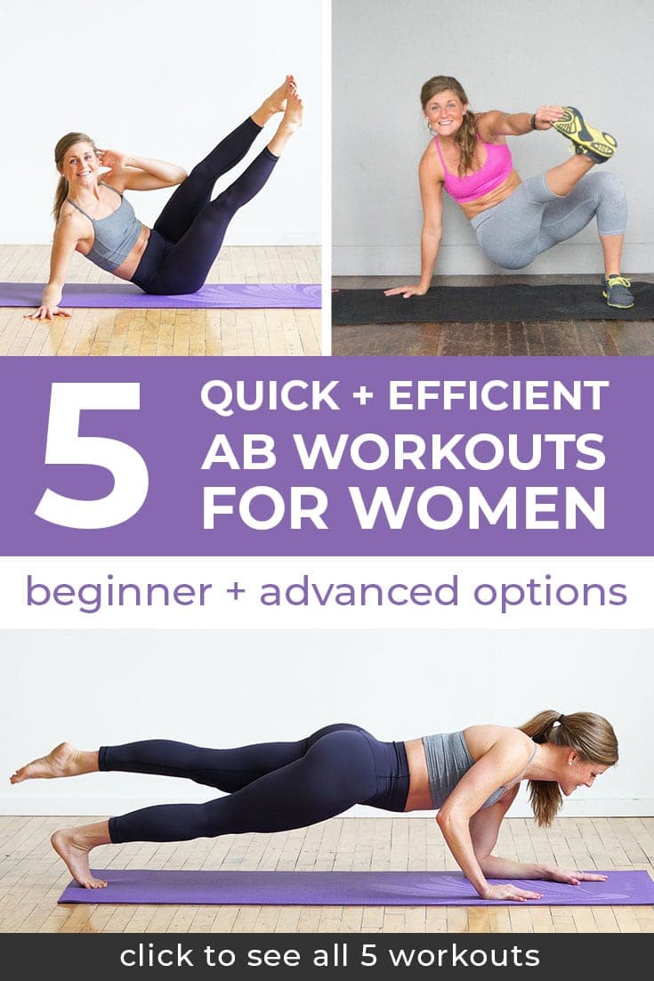 5 Best Ab Workouts for Women (Videos) | Nourish Move Love