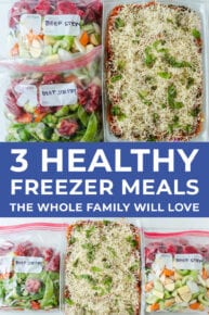 Easy Freezer Meals: 3 Dinners to Stock Your Freezer | Nourish Move Love