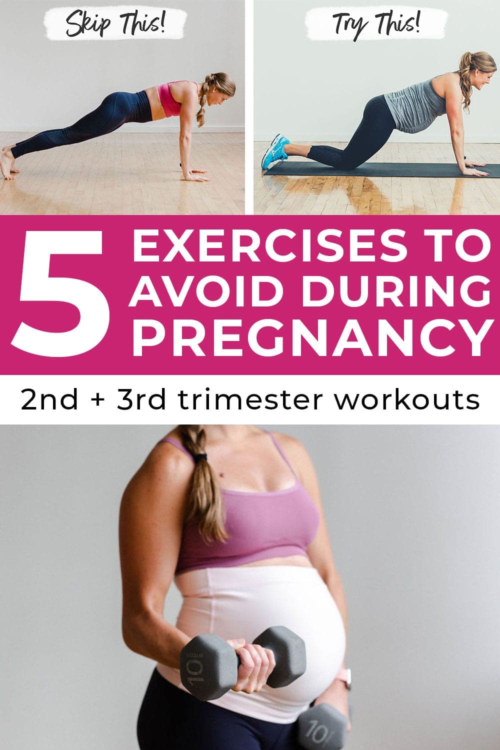 5 Exercises To Avoid During Pregnancy | Nourish Move Love