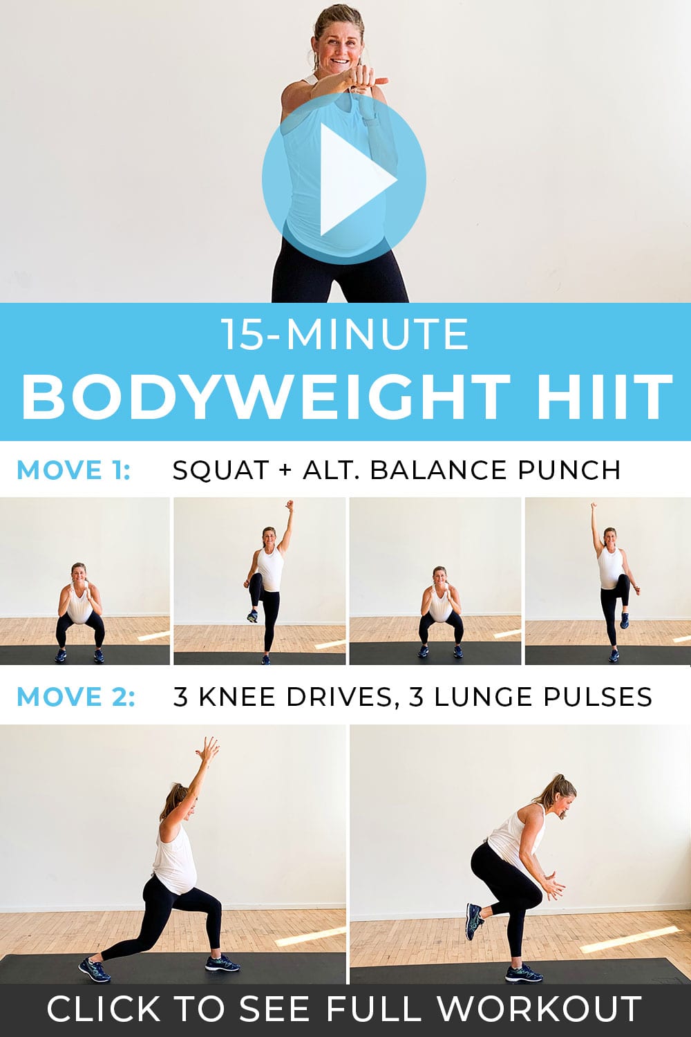 beginner workout at home: bodyweight workout - Nourish, Move, Love