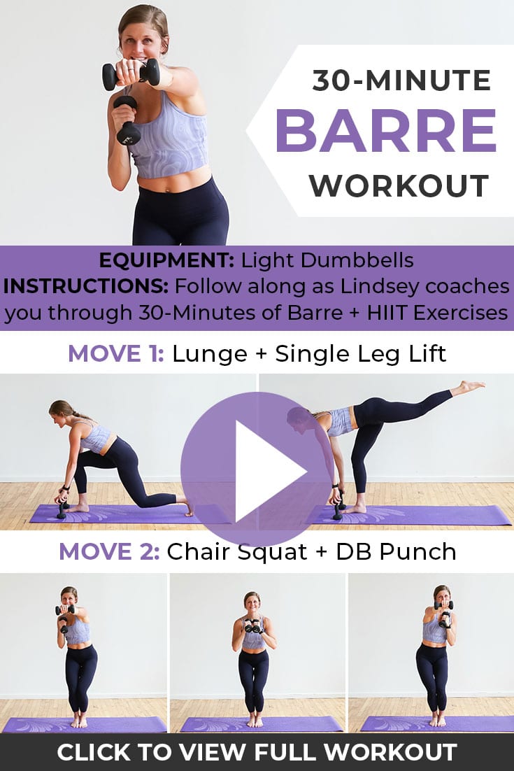 Barre Fitness: 30-Minute Power Barre (Video) | Nourish Move Love