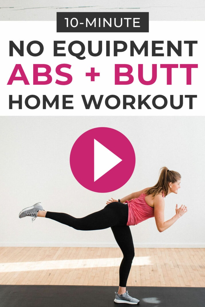10 Minute Abs And Butt Workout Nourish Move Love 5336