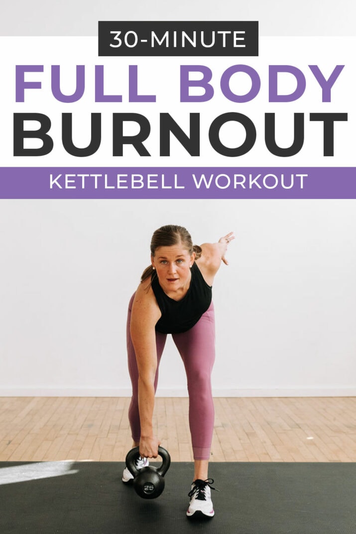 30-minute kettlebell hiit workout for women