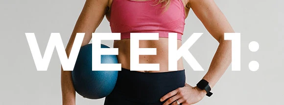 Postpartum Workout Calendar Week 1