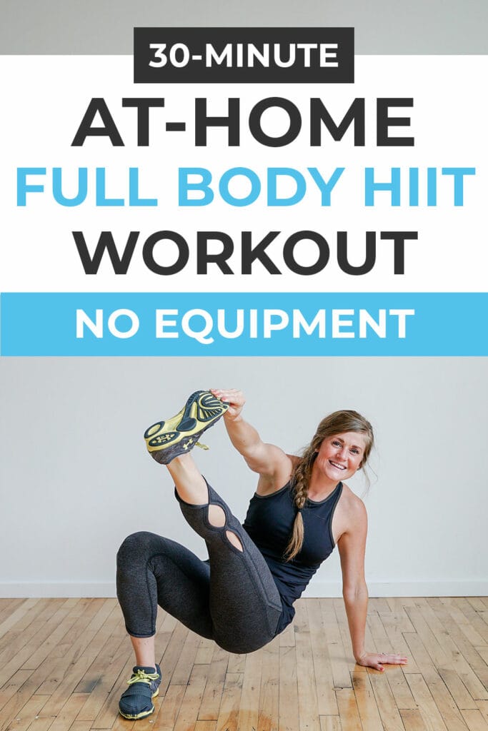 No Equipment Workout Minute Hiit At Home Nourish Move Love