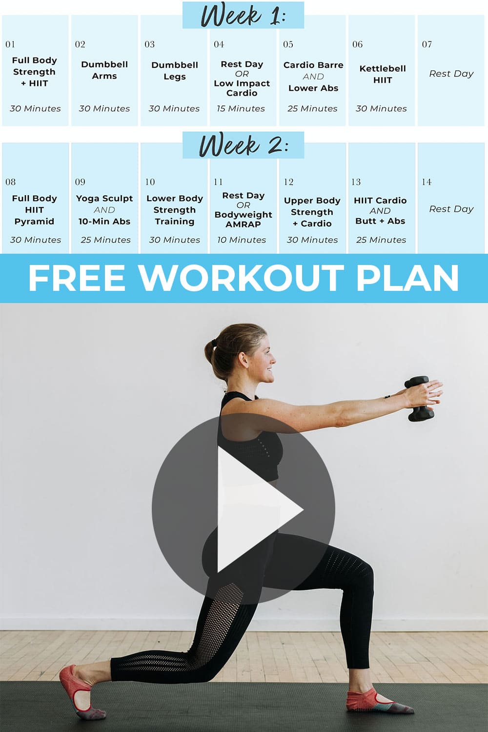 Free 14-Day Workout Plan (PDF) | Nourish Move Love
