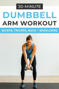 30-Minute Dumbbell Arm Workout For Women | Nourish Move Love