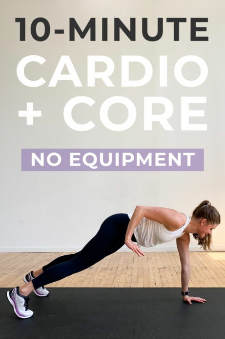 10-Minute Cardio and Abs Workout (Video) | Nourish Move Love