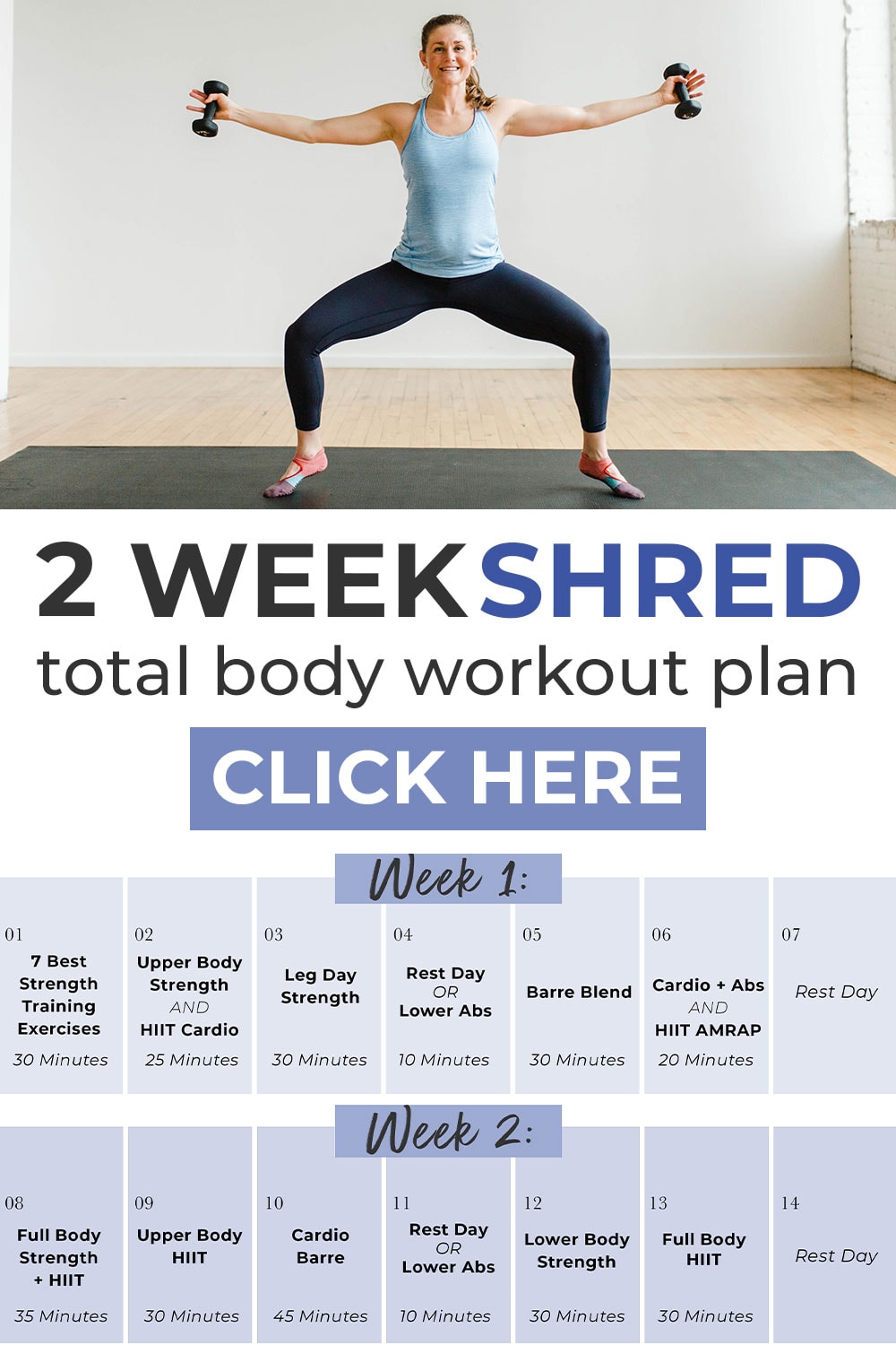 Free 14-Day Workout Challenge (PDF) | Nourish Move Love