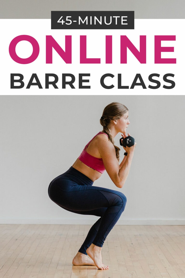 45-Minute Cardio Barre Workout (Video) | Nourish Move Love