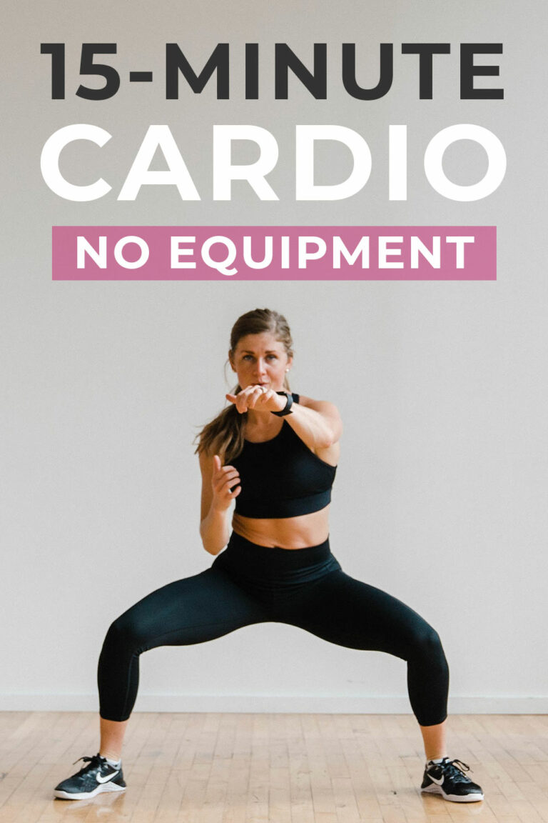 15 Minute HIIT Cardio Workout No Equipment Nourish Move Love