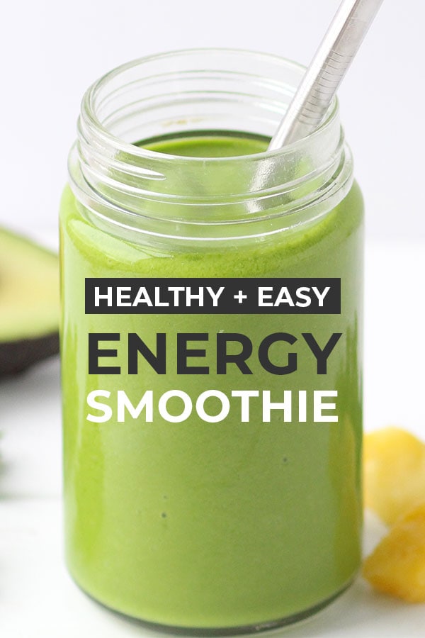 Kale Pineapple Energy Smoothie Recipe | Nourish Move Love