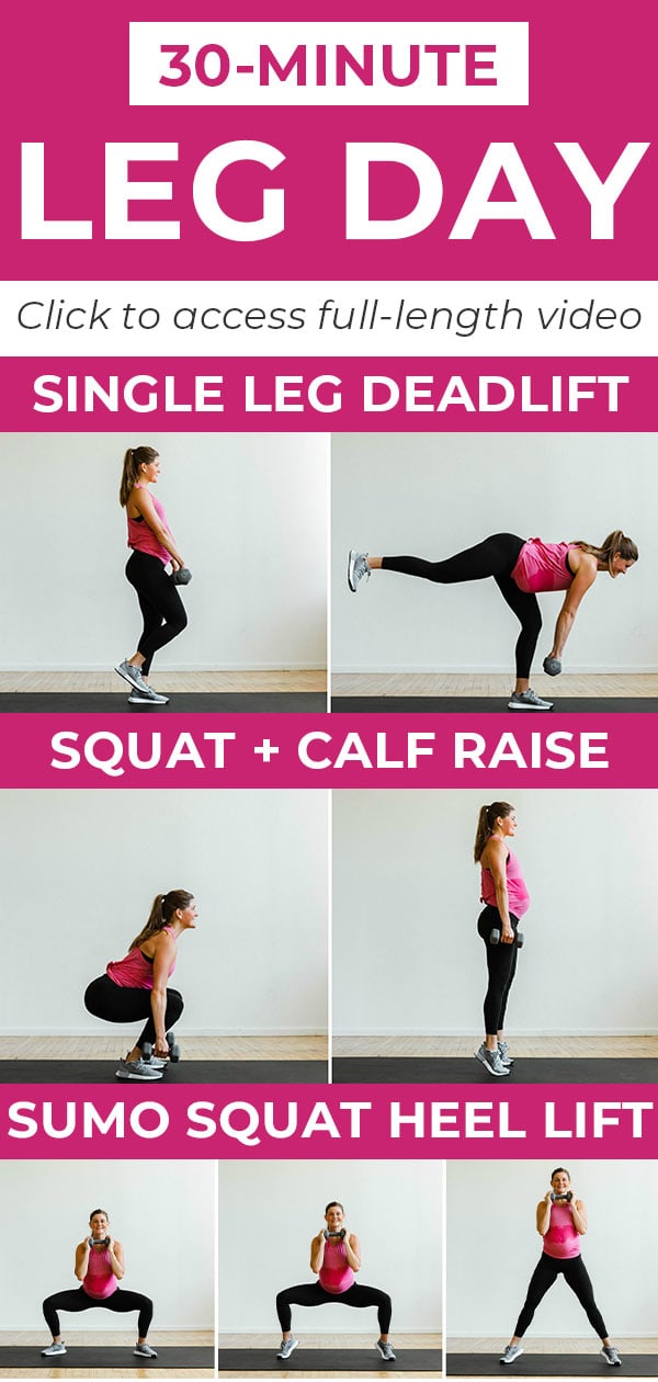 30-Minute Leg Day Workout (Video) | Nourish Move Love