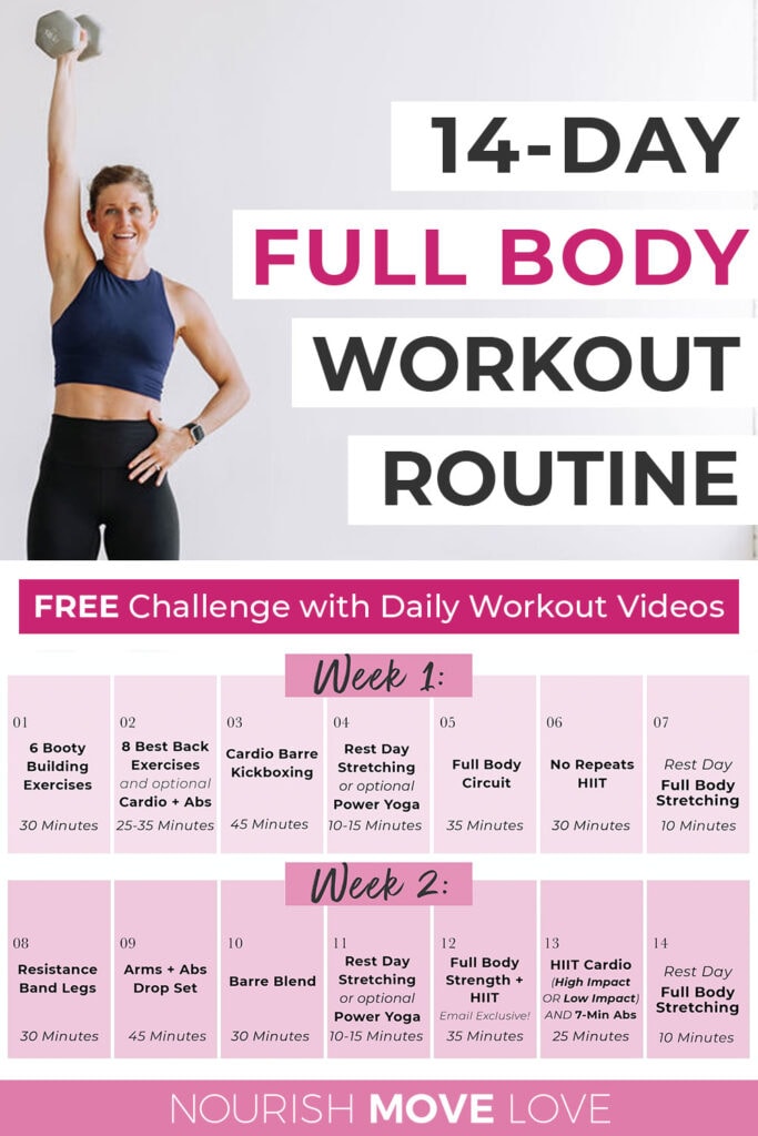 15 Minute Full Body Workout 2 Times A Week for Gym