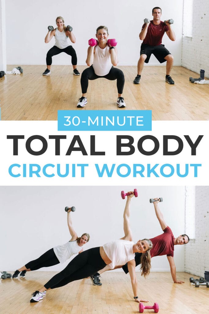 Full Body Circuit Workout  Full body circuit workout, Circuit